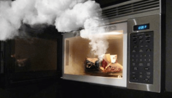 How to get Burnt Popcorn smell out of Microwave